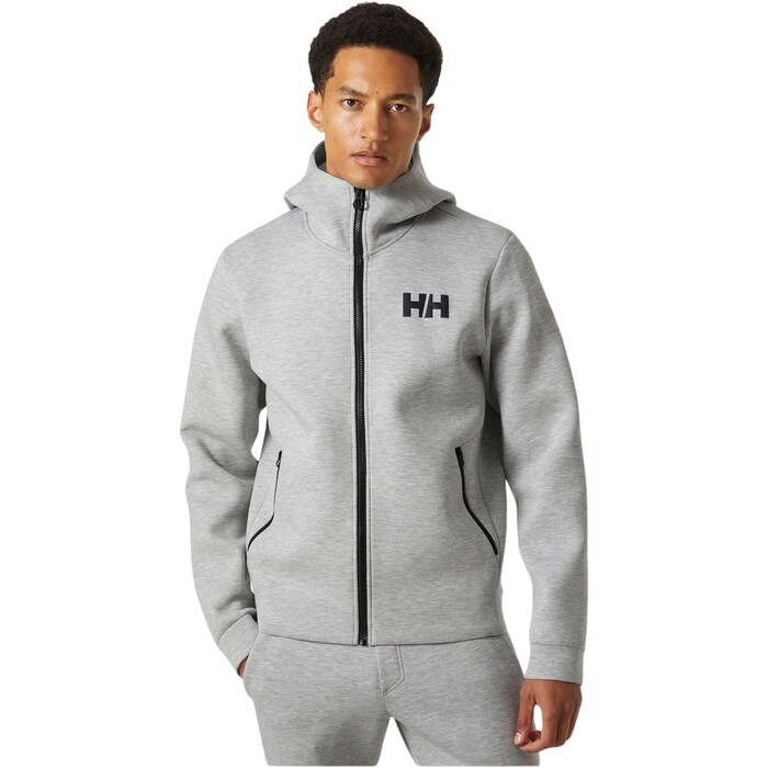 Helly Hansen Hombres HP Ocean Front Zip 2024 Chaqueta De Vela 2.0 34264 - Grey Melange